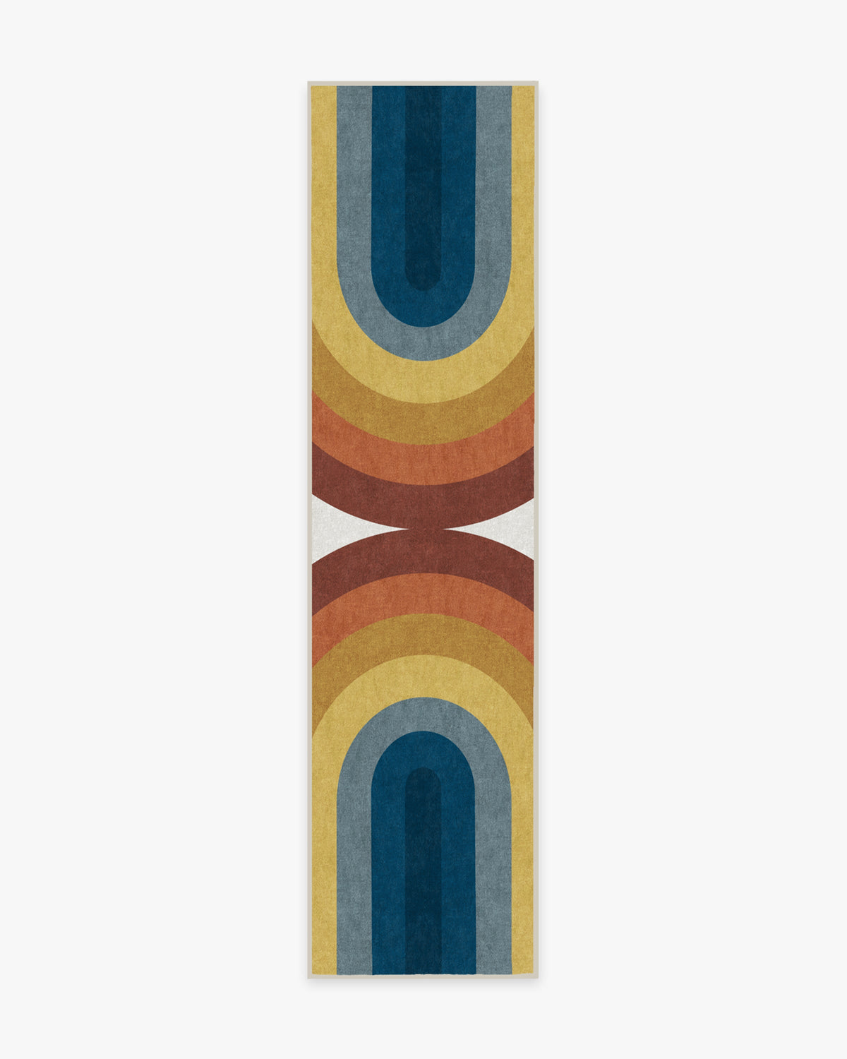 Absida — Halı, Gökkuşağı, RUNNER, beyaz zemin, 2x10