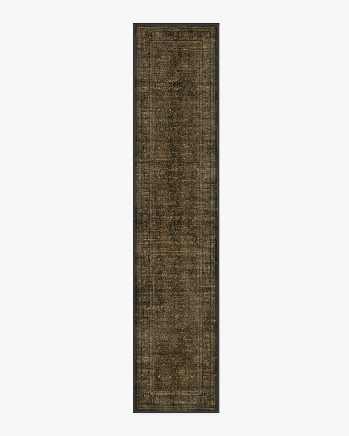 Vesper — Halı, Zeytin Altın, RUNNER, beyaz zemin, 2x12
