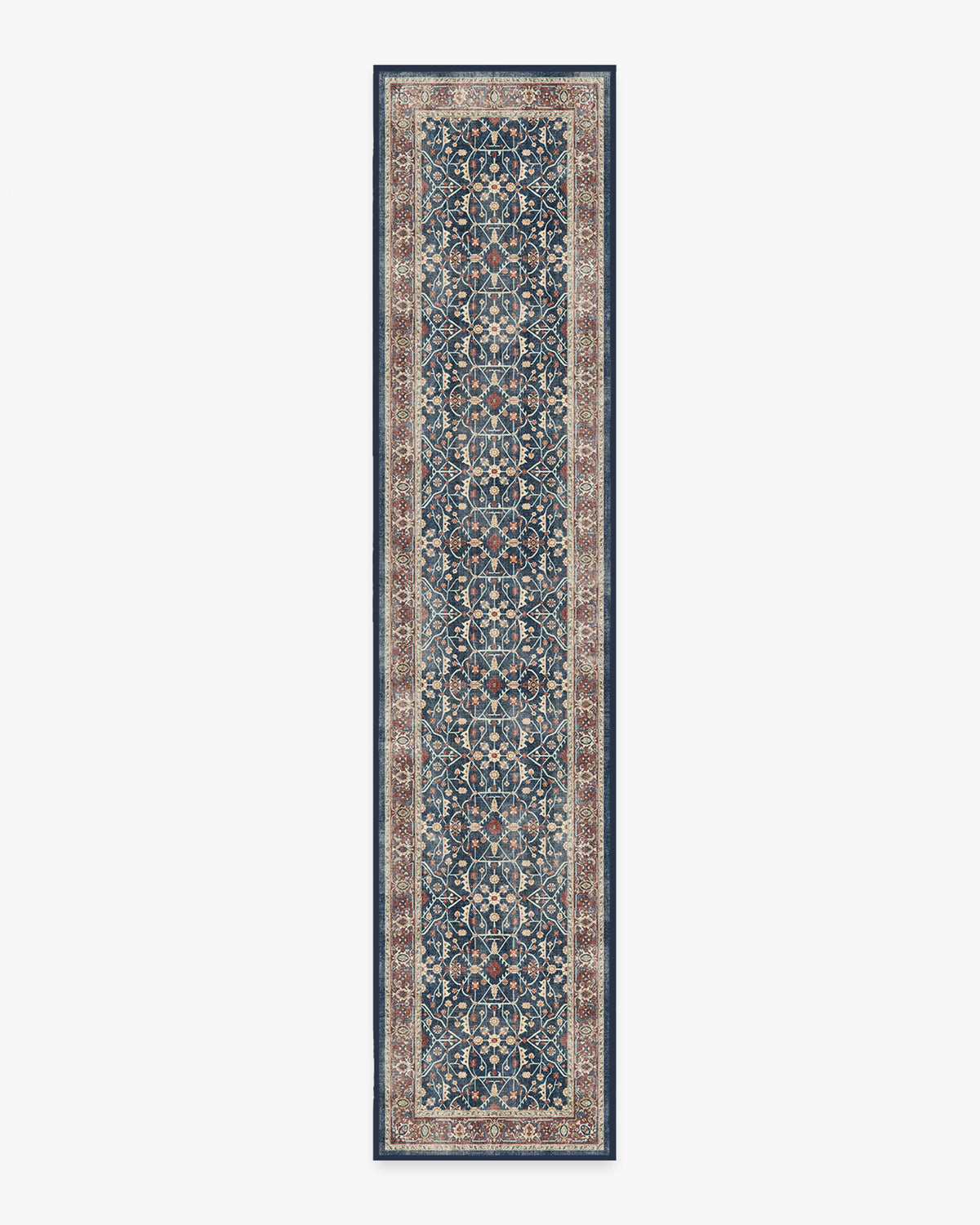 Celestine — Halı, Safir, RUNNER, beyaz zemin, 2x12