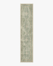 Adeline — Halı, Doğal Adaçayı, RUNNER, beyaz zemin, 2x12