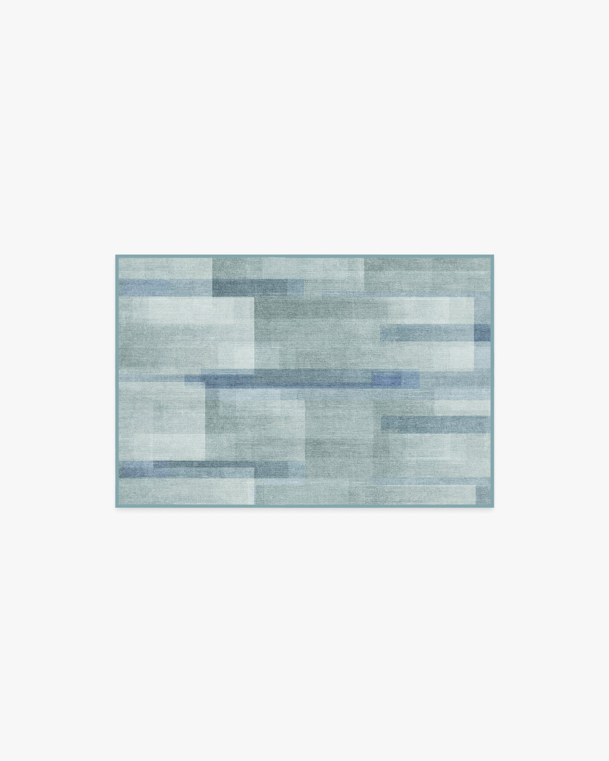 Solar Drift — Halı, Gümüş Mavi, AREA, beyaz zemin, 2x3