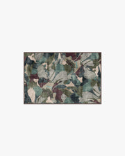 Peony Promenade — Halı, Aubergine, AREA, beyaz zemin, 2x3