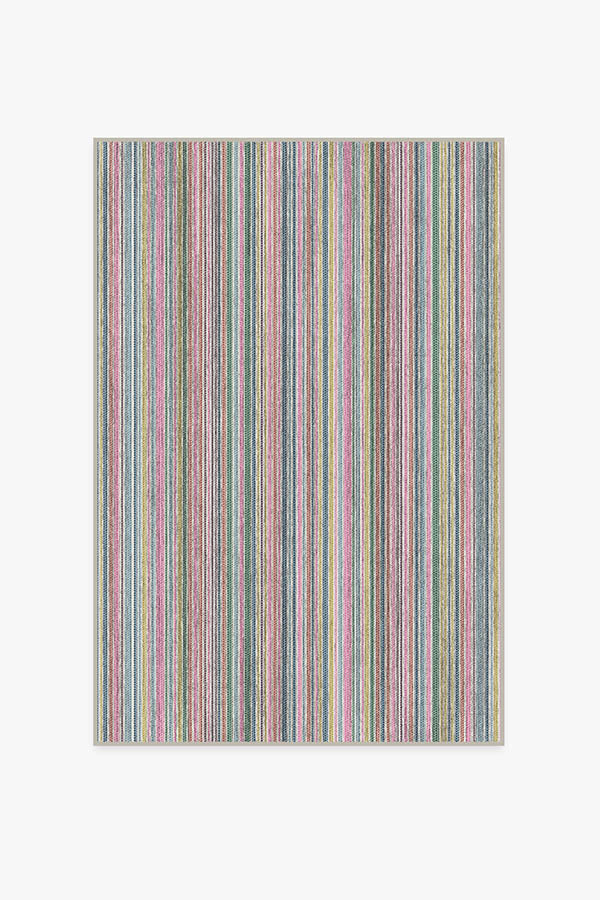 Multi Stripe — Halı, Polychrome, AREA, beyaz zemin, 4x6