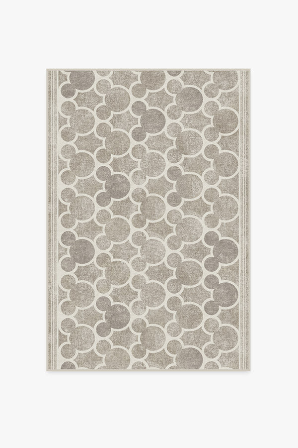 Mickey Trellis — Halı, Kül Gri, AREA, beyaz zemin, 4x6
