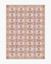 Quinnlyn — Halı, Gül Çok Renkli, AREA, beyaz zemin, 5x7