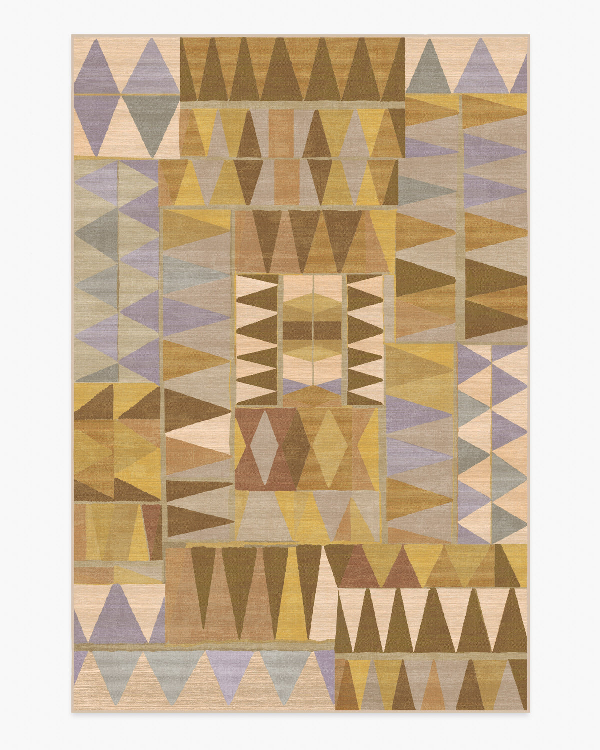 Cadra — Halı, Toprak Sarısı, AREA, beyaz zemin, 6x9