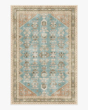 Pradera — Halı, Mavi Terracotta, AREA, beyaz zemin, 6x9