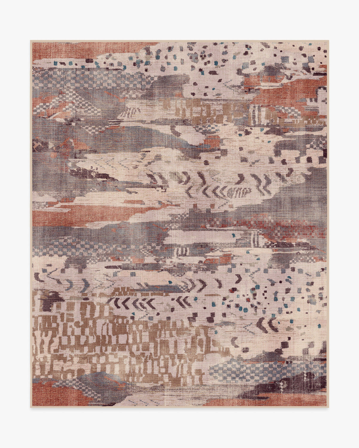 Gaia — Halı, Leylak, AREA, beyaz zemin, 8x10