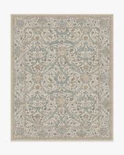 Morris And Co Montreal — Halı, Doğal Yeşim, AREA, beyaz zemin, 8x10