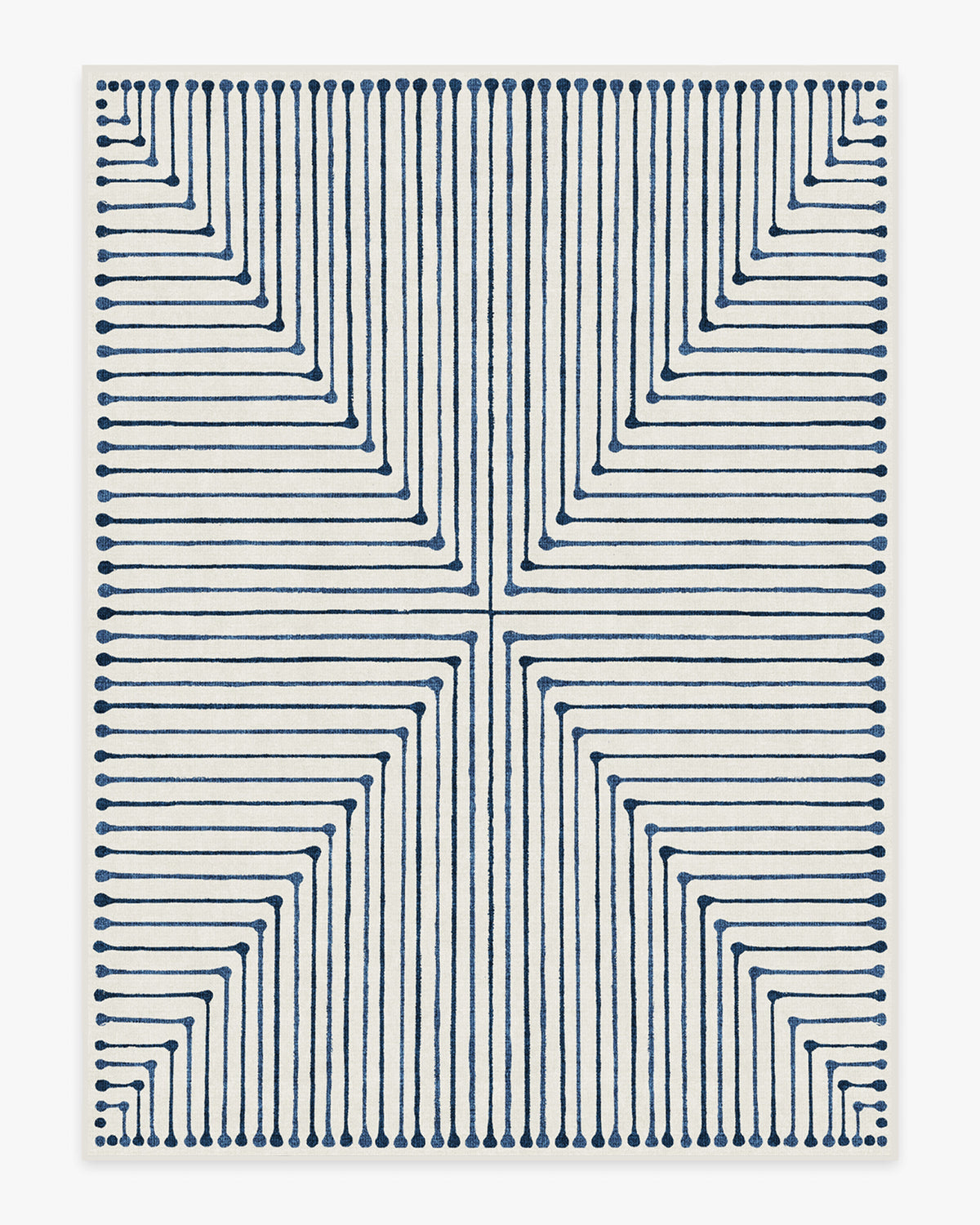 Inkdrop — Halı, Arduvaz Mavisi, AREA, beyaz zemin, 9x12
