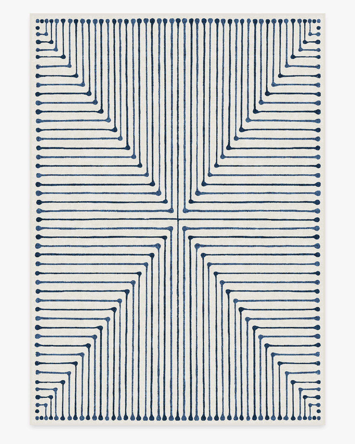Inkdrop — Halı, Arduvaz Mavisi, AREA, beyaz zemin, 10x14