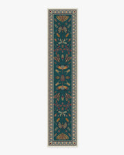 Flutterby — Halı, Mavi, RUNNER, beyaz zemin, 2x12