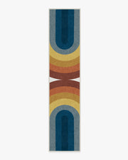 Absida — Halı, Gökkuşağı, RUNNER, beyaz zemin, 2x12