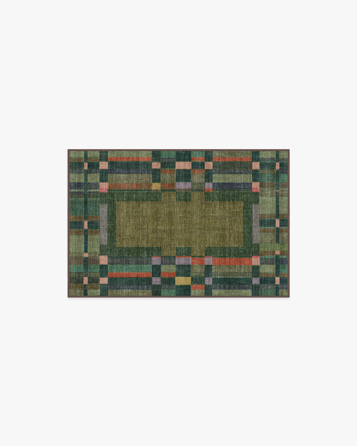 Lad — Halı, Zeytin, AREA, beyaz zemin, 2x3