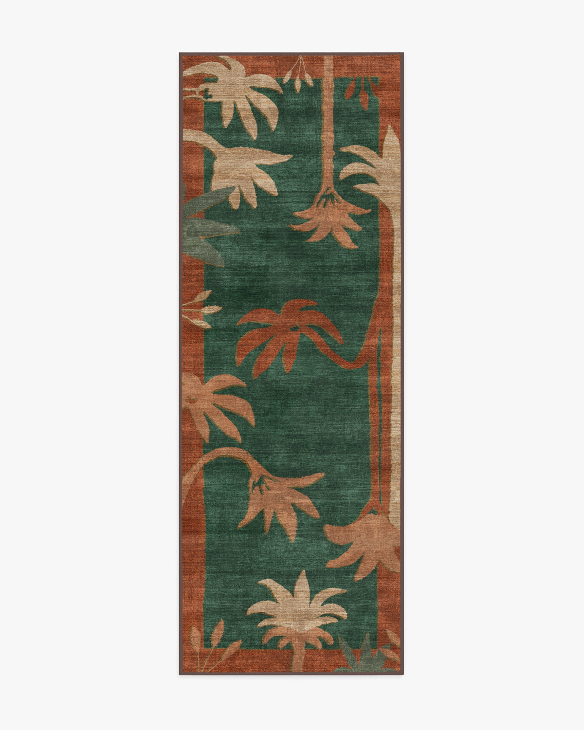 Sabal — Halı, Zeytin Kehribar, RUNNER, beyaz zemin, 2x7