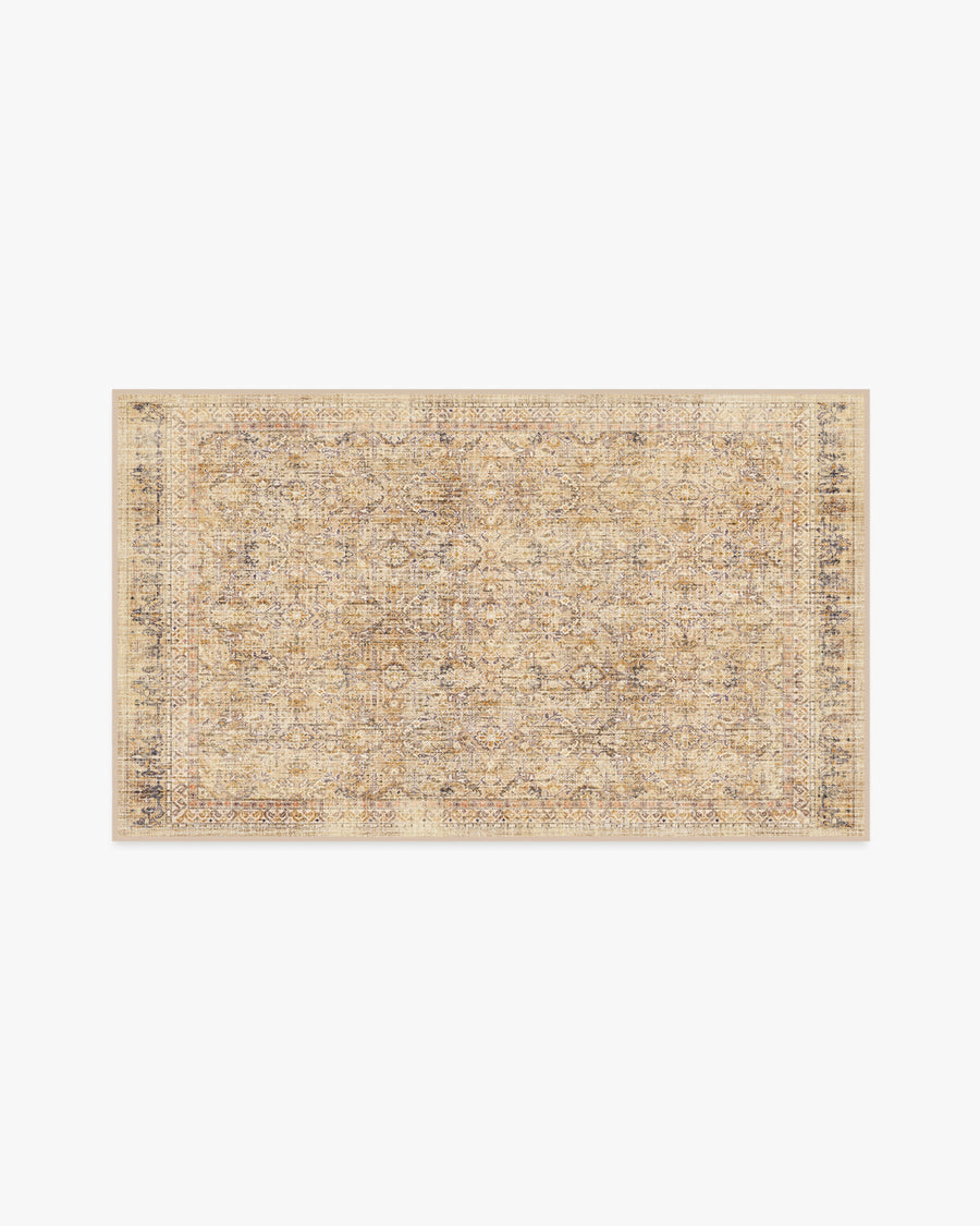 Frances — Halı, Sandstone Kahverengi, AREA, beyaz zemin, 3x5