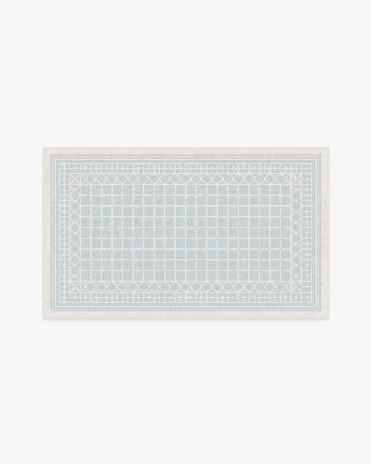 Gray Malin Palm Beach — Halı, Powder Mavi, AREA, beyaz zemin, 3x5