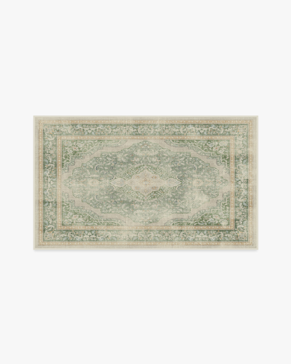 Adeline — Halı, Doğal Adaçayı, AREA, beyaz zemin, 3x5