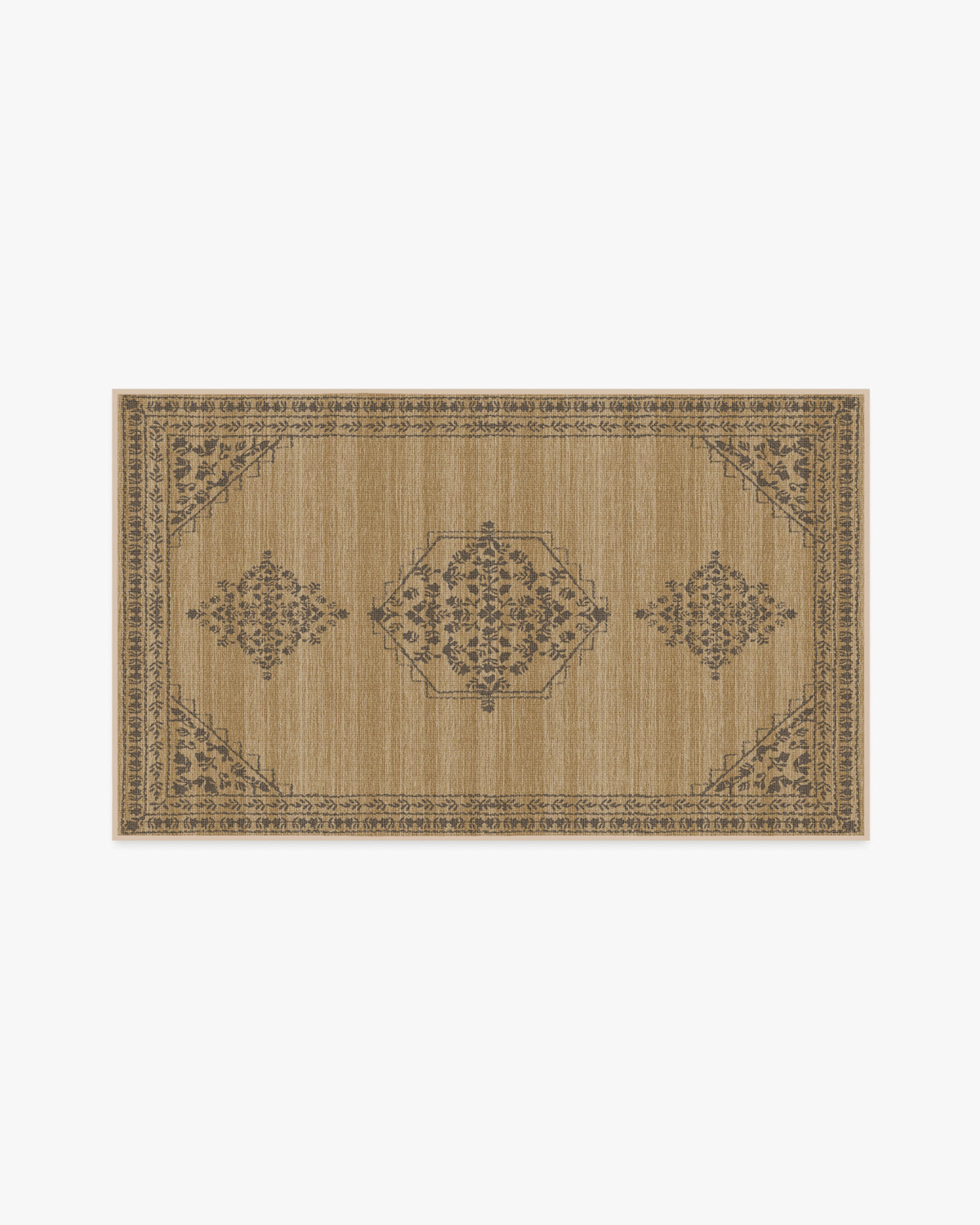 Alette — Halı, Taba Antrasit, AREA, beyaz zemin, 3x5