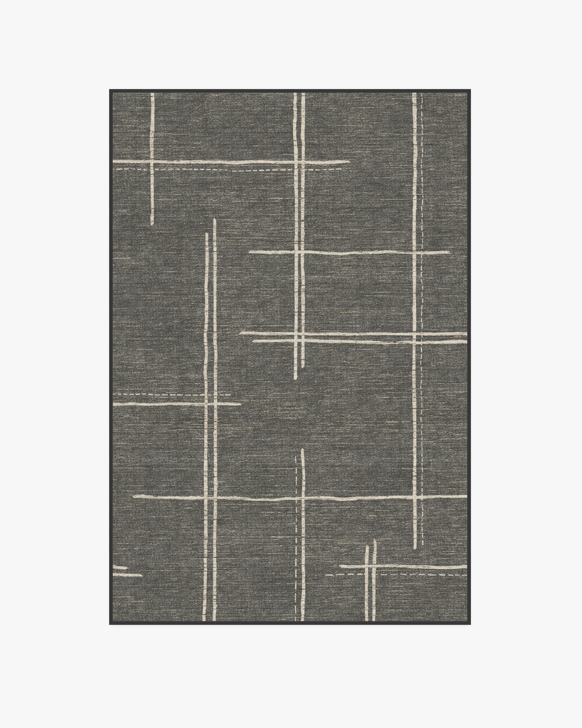 Stellan — Halı, Antrasit, AREA, beyaz zemin, 4x6
