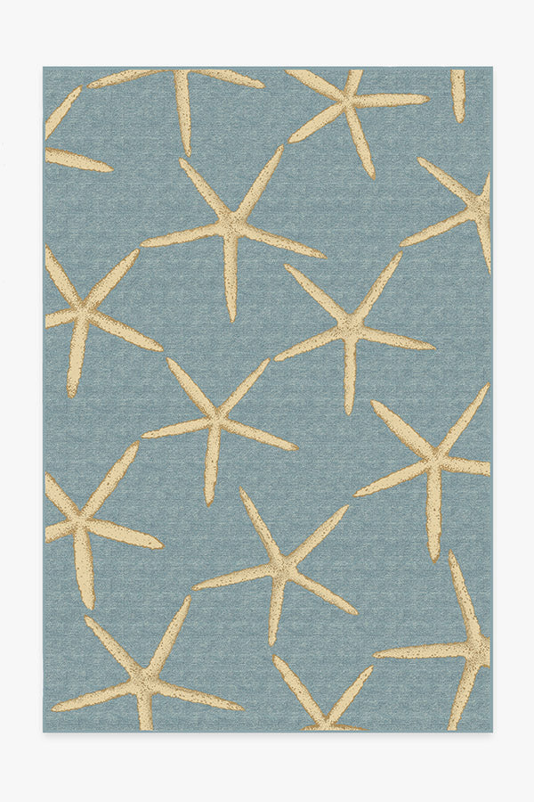 Starfish — Halı, Pale Mavi, AREA, beyaz zemin, 6x9