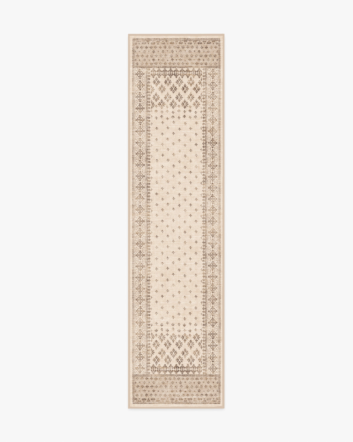 Fernanda — Halı, Krem, RUNNER, beyaz zemin, 2x10