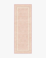 Eleanor — Halı, Yumuşak Pembe, RUNNER, beyaz zemin, 2x7