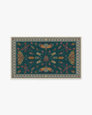 Flutterby — Halı, Mavi, AREA, beyaz zemin, 3x5