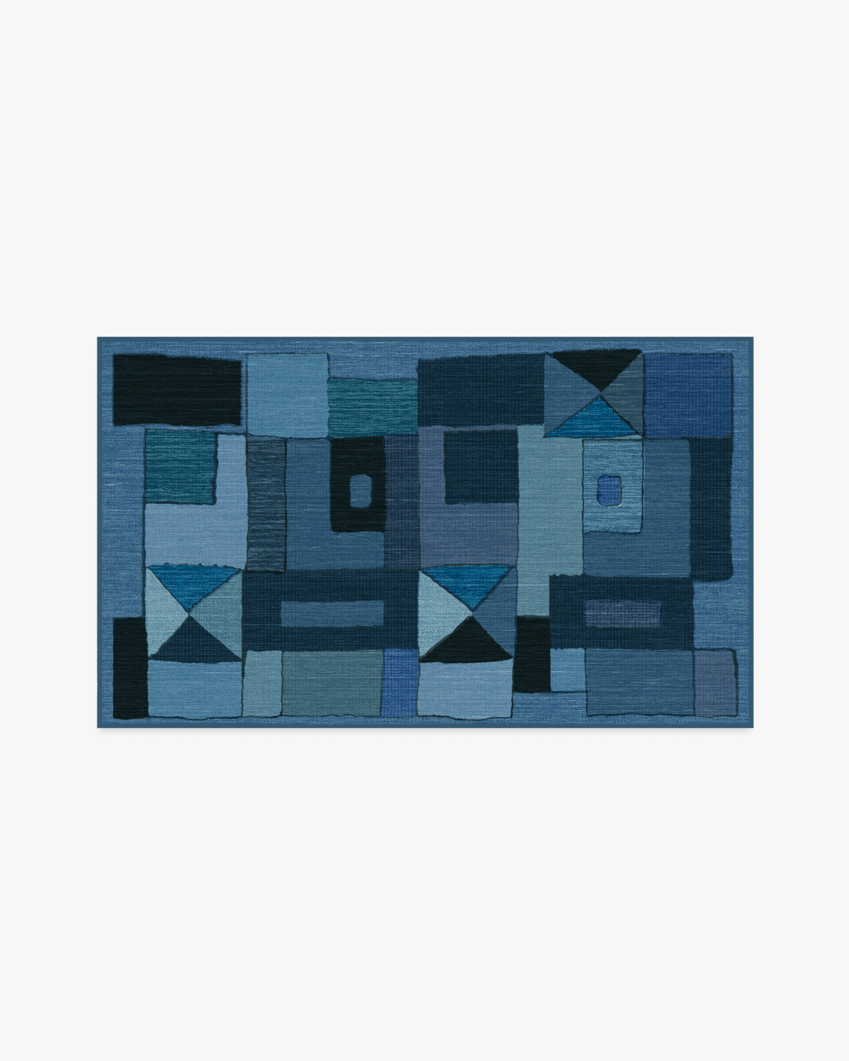 Modra — Halı, Çivit, AREA, beyaz zemin, 3x5