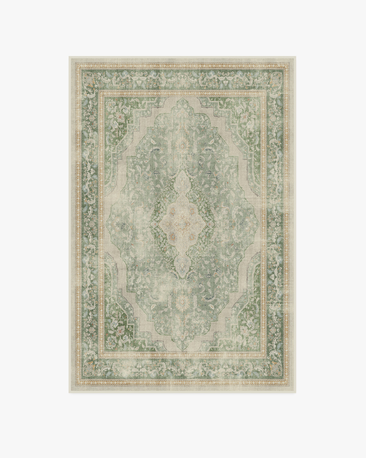 Adeline — Halı, Doğal Adaçayı, AREA, beyaz zemin, 4x6