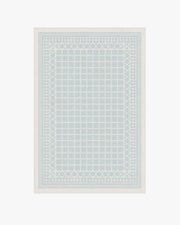 Gray Malin Palm Beach — Halı, Powder Mavi, AREA, beyaz zemin, 4x6