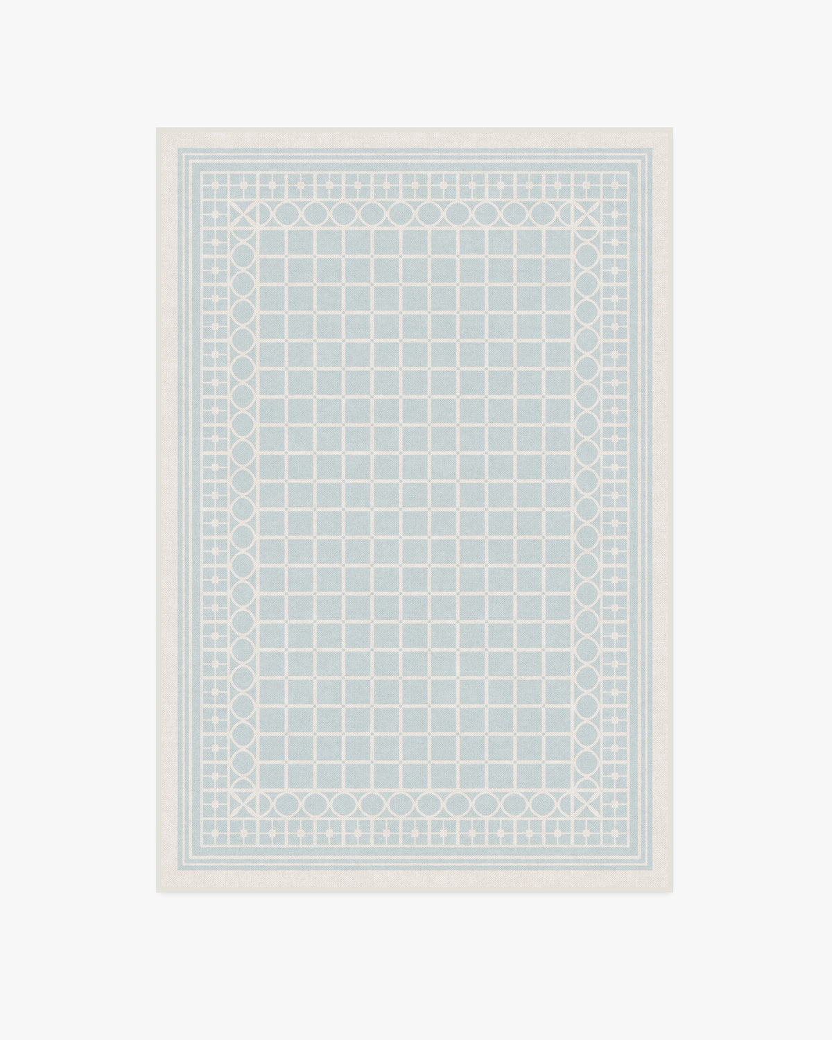 Gray Malin Palm Beach — Halı, Powder Mavi, AREA, beyaz zemin, 4x6