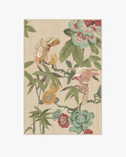 Bamboo Bird — Halı, Blush Yeşim, AREA, beyaz zemin, 4x6