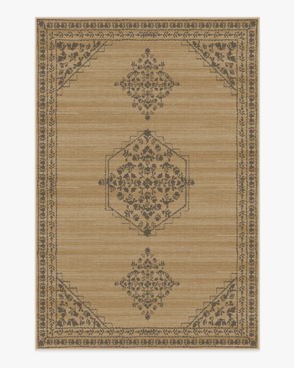 Alette — Halı, Taba Antrasit, AREA, beyaz zemin, 6x9