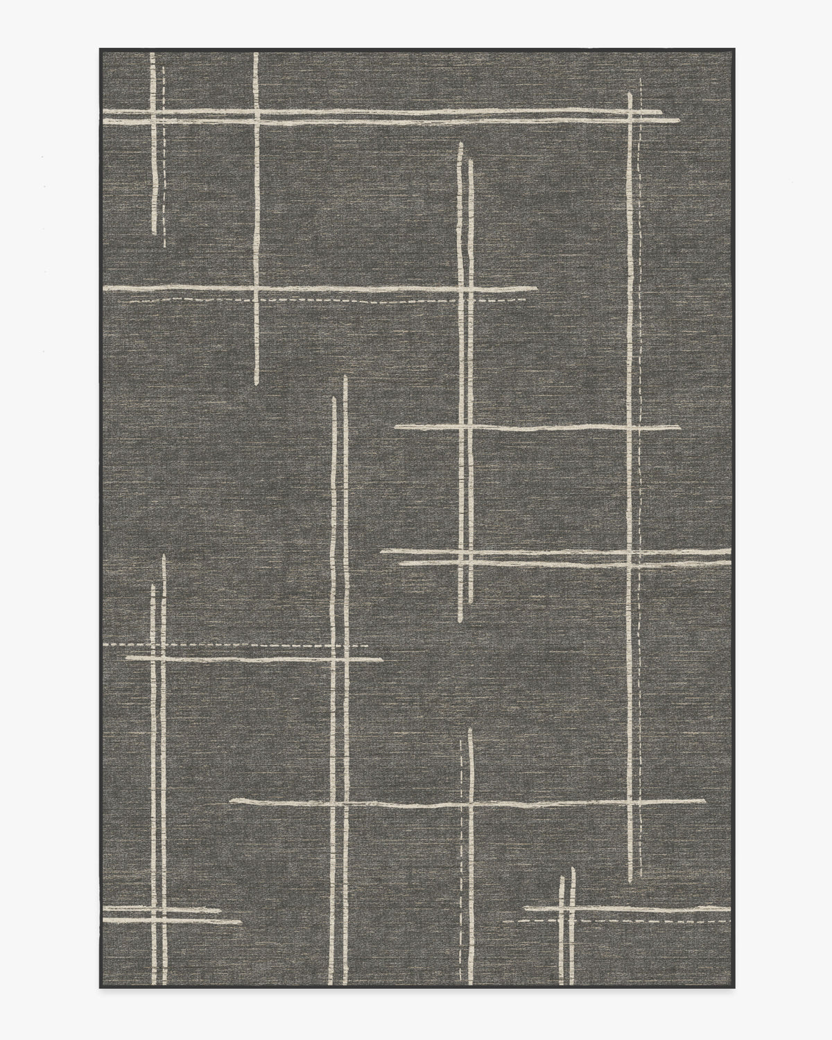 Stellan — Halı, Antrasit, AREA, beyaz zemin, 6x9