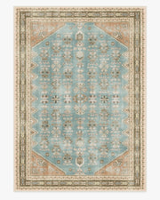 Pradera — Halı, Mavi Terracotta, AREA, beyaz zemin, 10x14