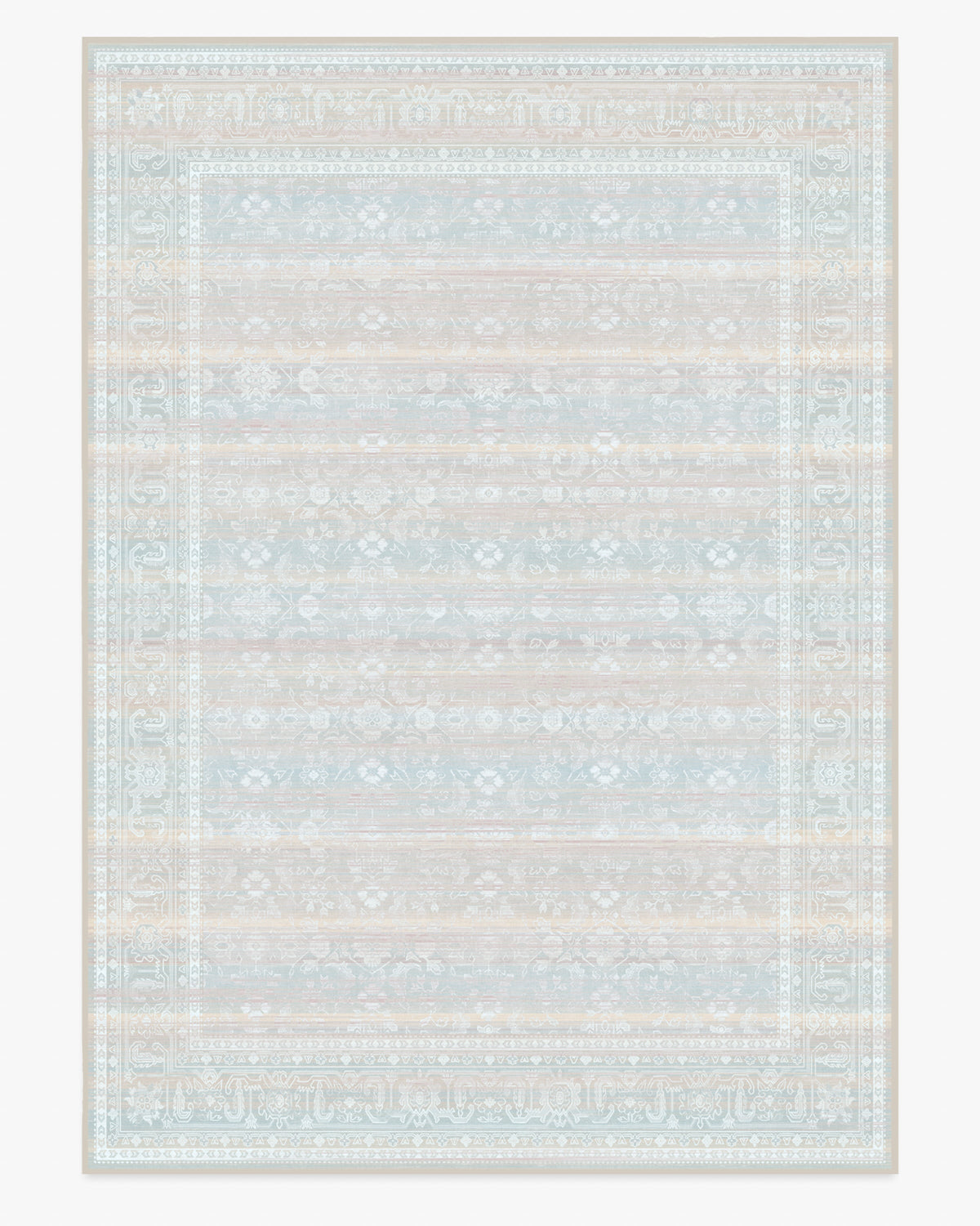 Ophelia — Halı, Gri Mavi, AREA, beyaz zemin, 10x14