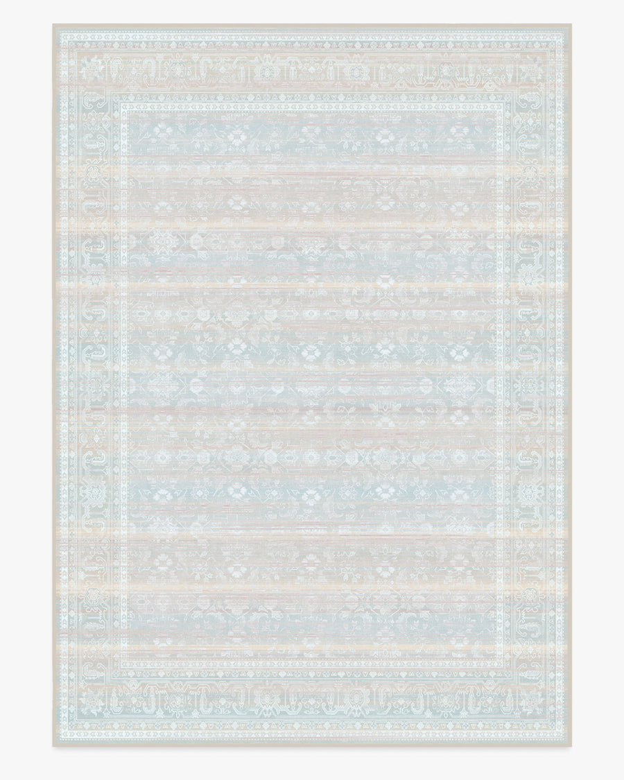 Ophelia — Halı, Gri Mavi, AREA, beyaz zemin, 10x14