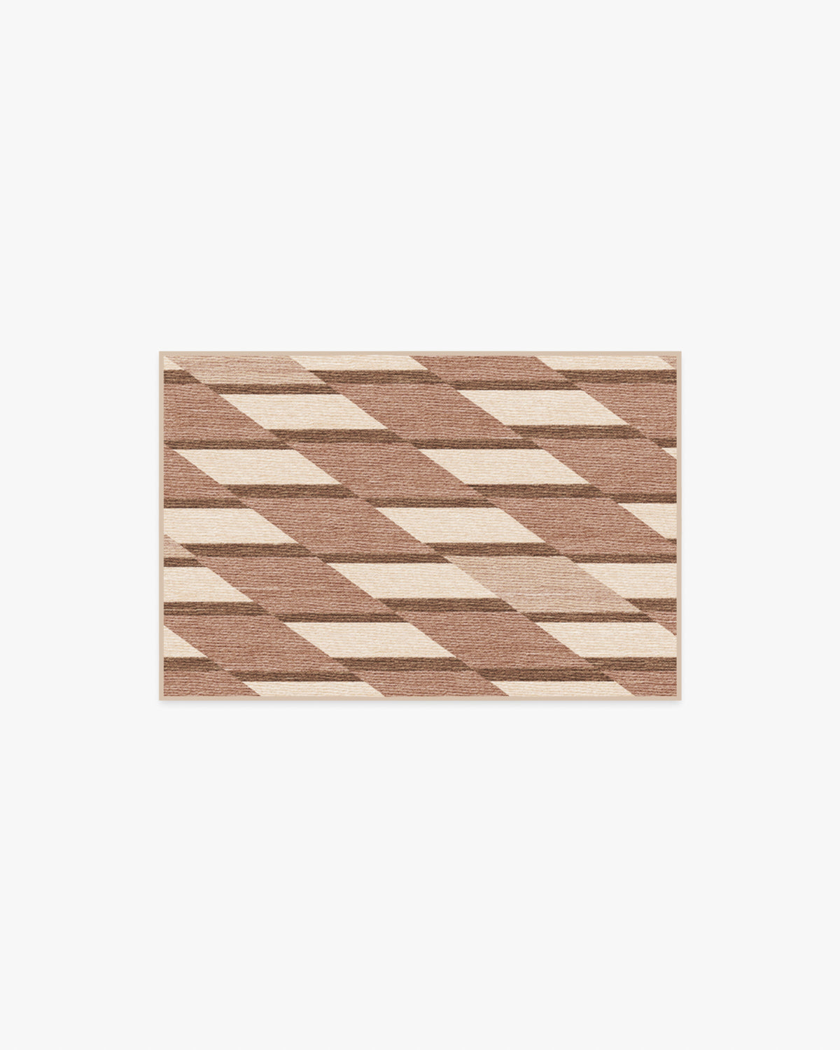 Tess — Halı, Sıcak Kahverengi, AREA, beyaz zemin, 2x3