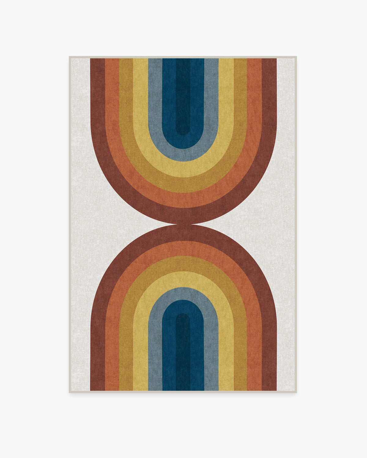 Absida — Halı, Gökkuşağı, AREA, beyaz zemin, 4x6