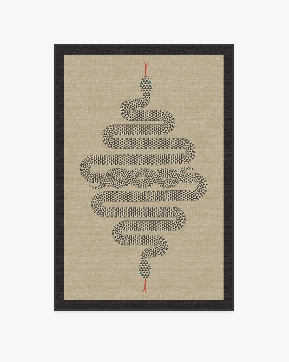 Venom — Halı, Nötr, AREA, beyaz zemin, 4x6