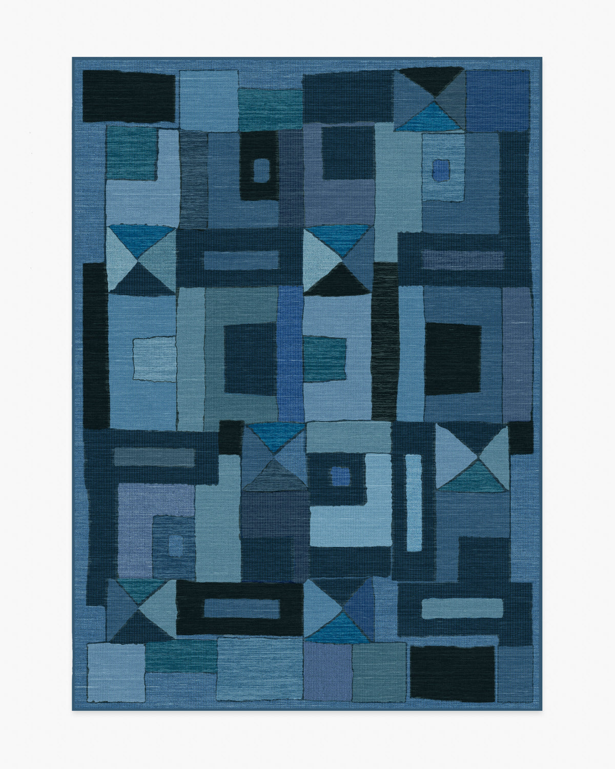 Modra — Halı, Çivit, AREA, beyaz zemin, 5x7