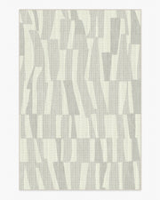 Enzo — Halı, Yumuşak Gri, AREA, beyaz zemin, 6x9