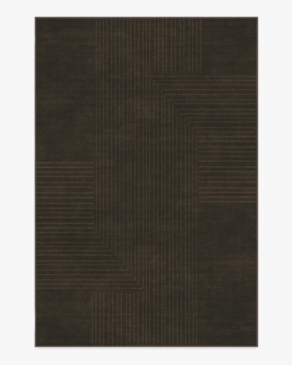 Bel Air — Halı, Koyu Çikolata, AREA, beyaz zemin, 6x9