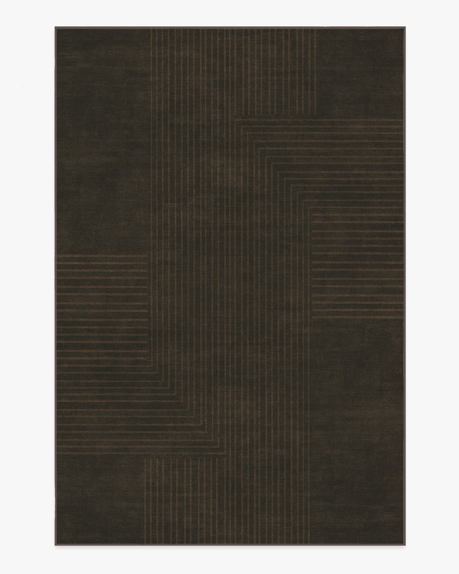 Bel Air — Halı, Koyu Çikolata, AREA, beyaz zemin, 6x9