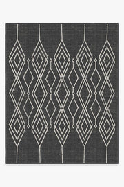 Gemma Lattice — Halı, Siyah, AREA, beyaz zemin, 8x10