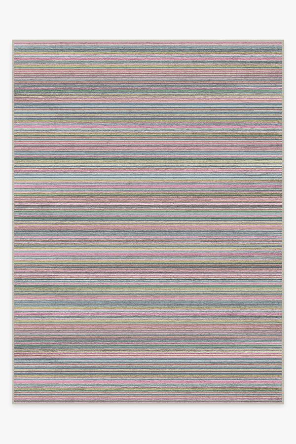 Multi Stripe — Halı, Polychrome, AREA, beyaz zemin, 9x12