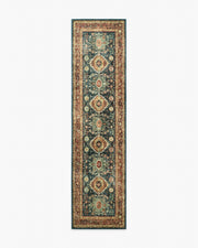 Avila — Halı, Vintage Ink Kehribar, RUNNER, beyaz zemin, 2x10