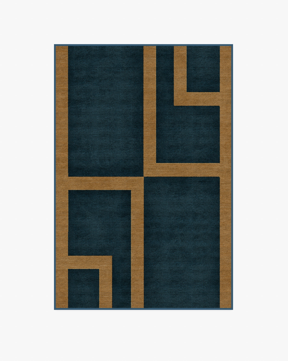 Aldo — Halı, Çivit Toprak Sarısı, AREA, beyaz zemin, 4x6
