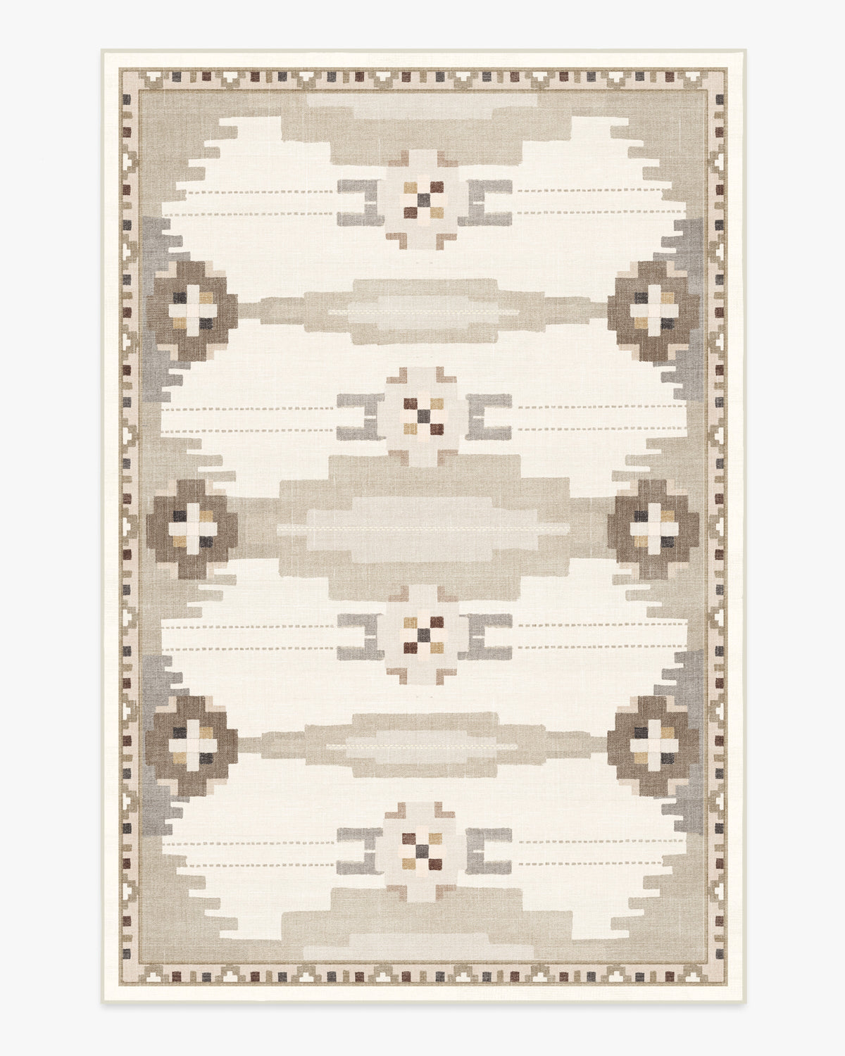 Annika — Halı, Soft Vizon, AREA, beyaz zemin, 6x9